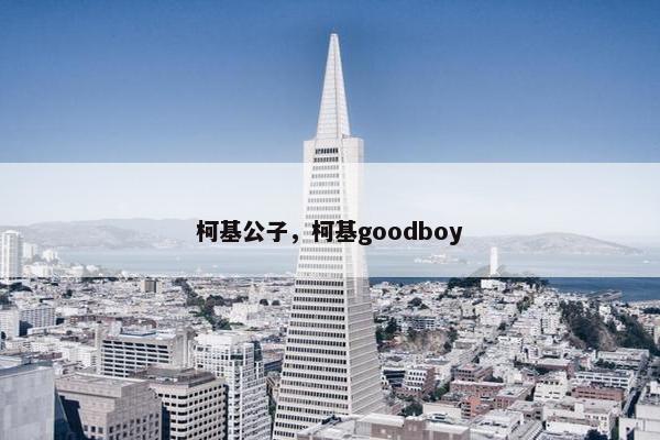 柯基公子，柯基goodboy