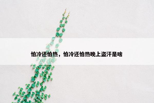 怕冷还怕热，怕冷还怕热晚上盗汗是啥