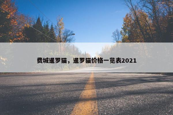 费城暹罗猫，暹罗猫价格一览表2021