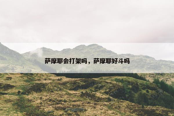 萨摩耶会打架吗，萨摩耶好斗吗