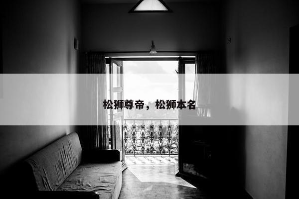 松狮尊帝，松狮本名