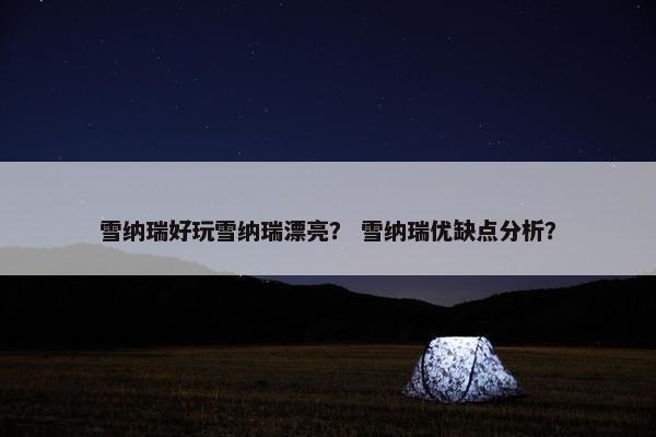 雪纳瑞好玩雪纳瑞漂亮？ 雪纳瑞优缺点分析？
