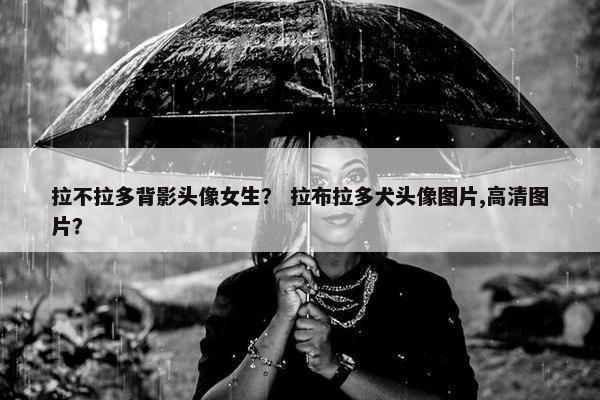 拉不拉多背影头像女生？ 拉布拉多犬头像图片,高清图片？