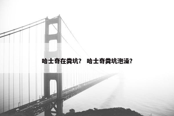 哈士奇在粪坑？ 哈士奇粪坑泡澡？