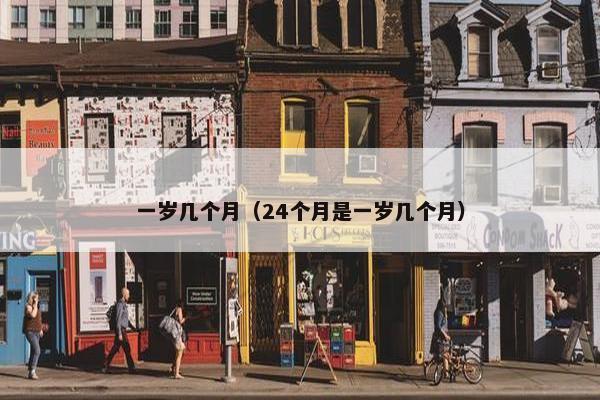 一岁几个月（24个月是一岁几个月）