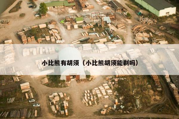 小比熊有胡须（小比熊胡须能剃吗）