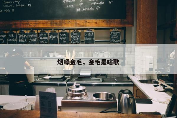烟嗓金毛，金毛是啥歌