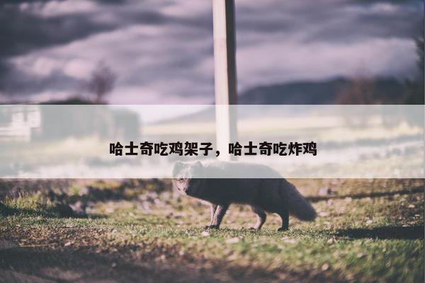 哈士奇吃鸡架子，哈士奇吃炸鸡