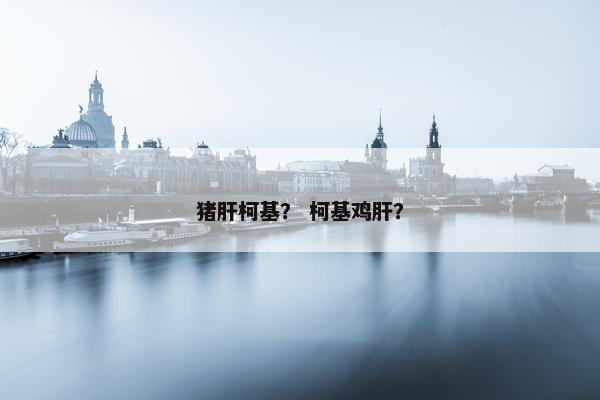 猪肝柯基？ 柯基鸡肝？