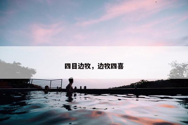 四目边牧，边牧四喜