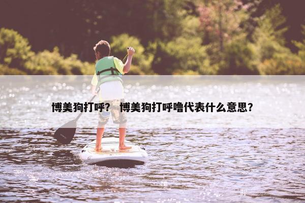 博美狗打呼？ 博美狗打呼噜代表什么意思？
