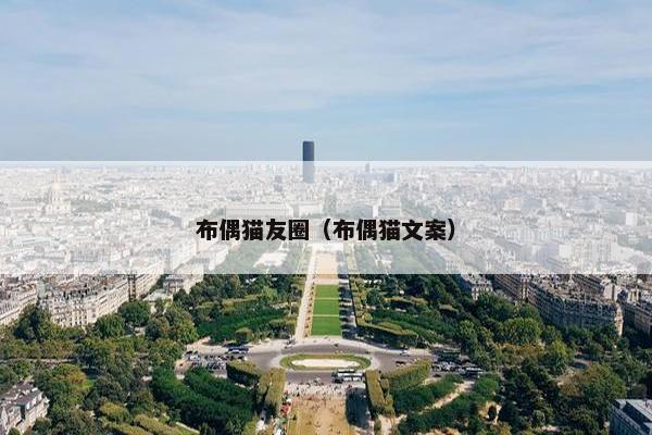 布偶猫友圈（布偶猫文案）