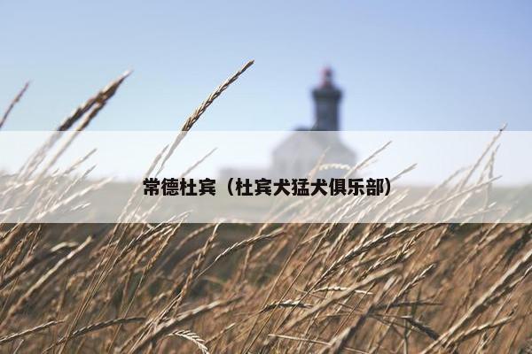 常德杜宾（杜宾犬猛犬俱乐部）