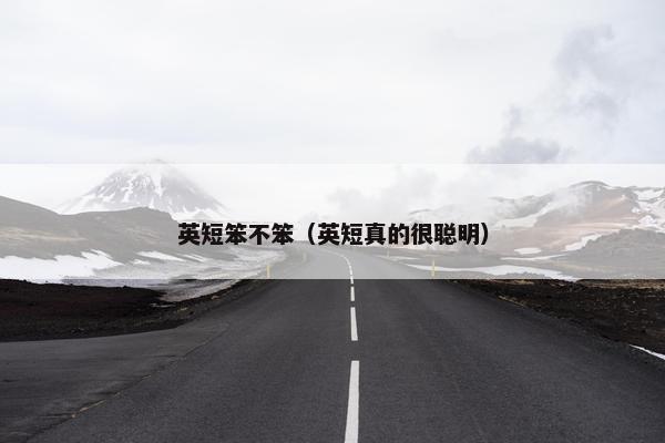 英短笨不笨（英短真的很聪明）