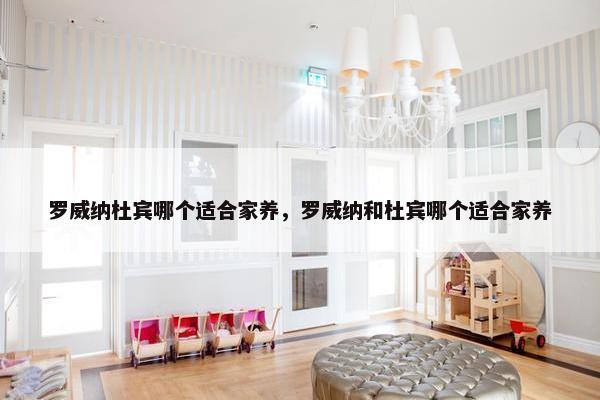 罗威纳杜宾哪个适合家养，罗威纳和杜宾哪个适合家养