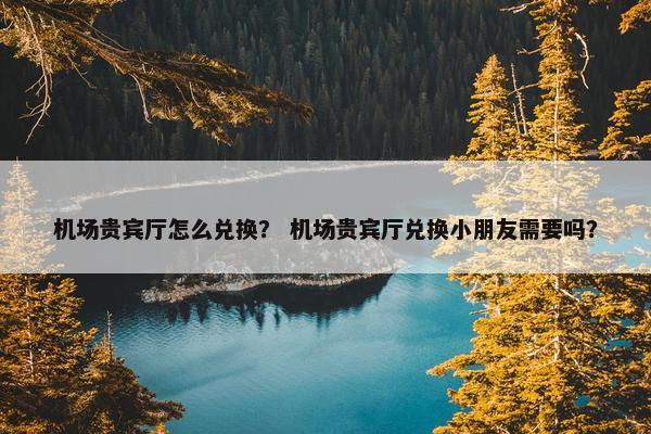 机场贵宾厅怎么兑换？ 机场贵宾厅兑换小朋友需要吗？