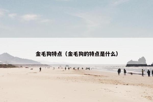 金毛狗特点（金毛狗的特点是什么）