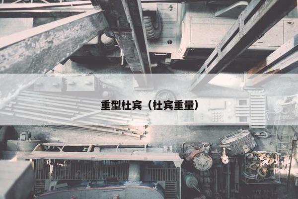 重型杜宾（杜宾重量）