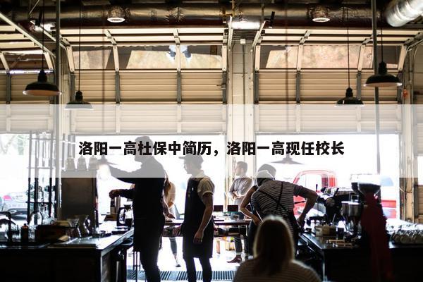 洛阳一高杜保中简历，洛阳一高现任校长