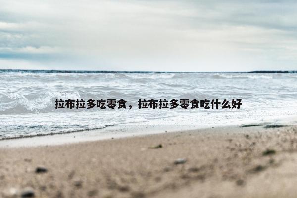 拉布拉多吃零食，拉布拉多零食吃什么好
