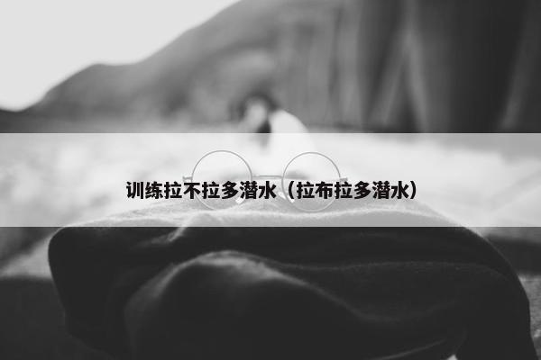 训练拉不拉多潜水（拉布拉多潜水）