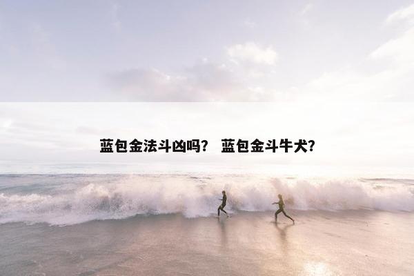 蓝包金法斗凶吗？ 蓝包金斗牛犬？
