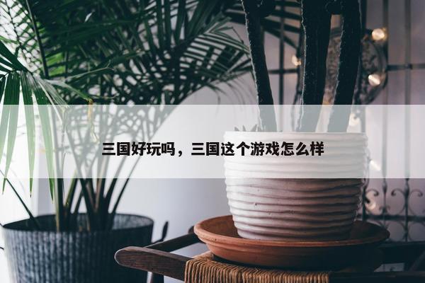 三国好玩吗，三国这个游戏怎么样