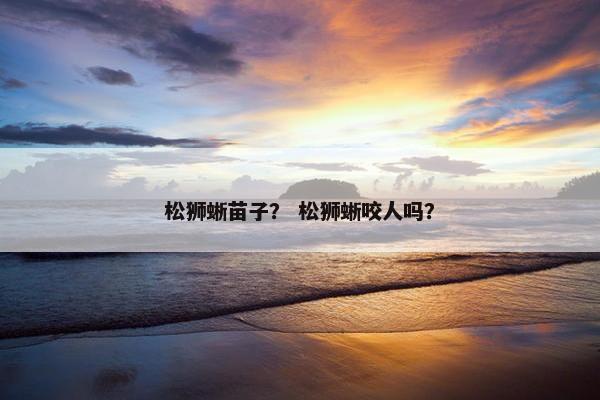 松狮蜥苗子？ 松狮蜥咬人吗？