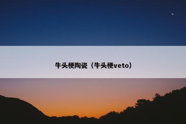 牛头梗陶瓷（牛头梗veto）