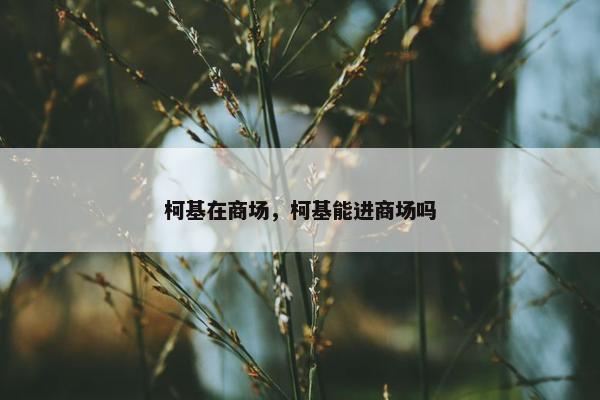 柯基在商场，柯基能进商场吗