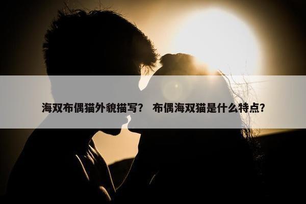 海双布偶猫外貌描写？ 布偶海双猫是什么特点？
