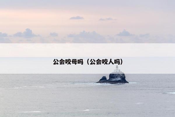 公会咬母吗（公会咬人吗）