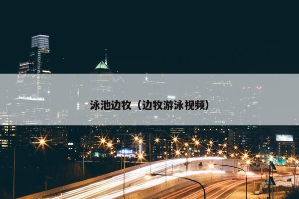 泳池边牧（边牧游泳视频）