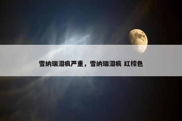 雪纳瑞泪痕严重，雪纳瑞泪痕 红棕色