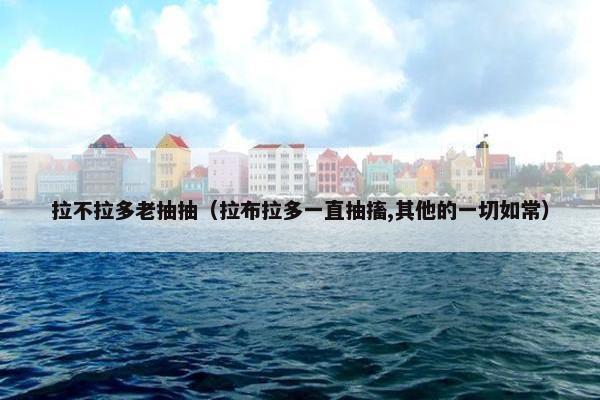 拉不拉多老抽抽（拉布拉多一直抽搐,其他的一切如常）
