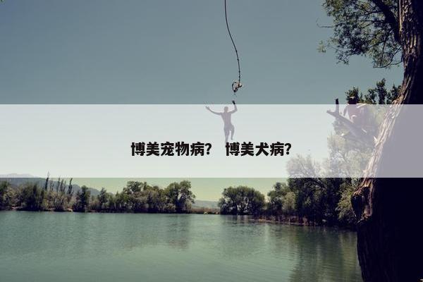 博美宠物病？ 博美犬病？