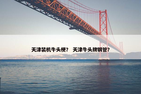 天津装机牛头梗？ 天津牛头牌钢管？