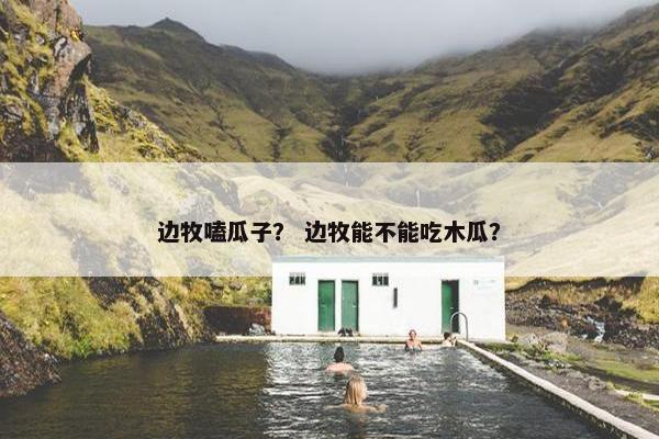 边牧嗑瓜子？ 边牧能不能吃木瓜？