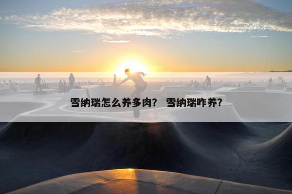 雪纳瑞怎么养多肉？ 雪纳瑞咋养？