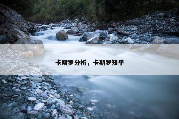卡斯罗分析，卡斯罗知乎