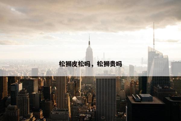 松狮皮松吗，松狮贵吗